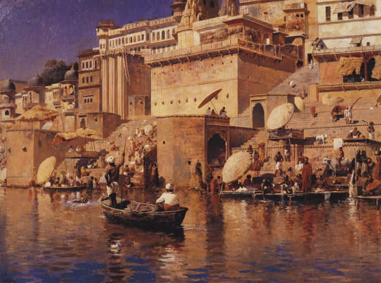On the River Ganges, Benares, Edwin Lord Weeks